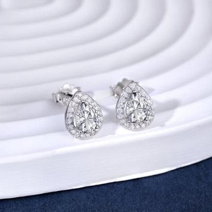 [Luxe Jewelry]Luxurious Water Drop Shape Earrings
