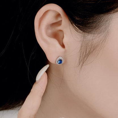 [Luxe Jewelry]Luxurious Water Drop Shape Earrings