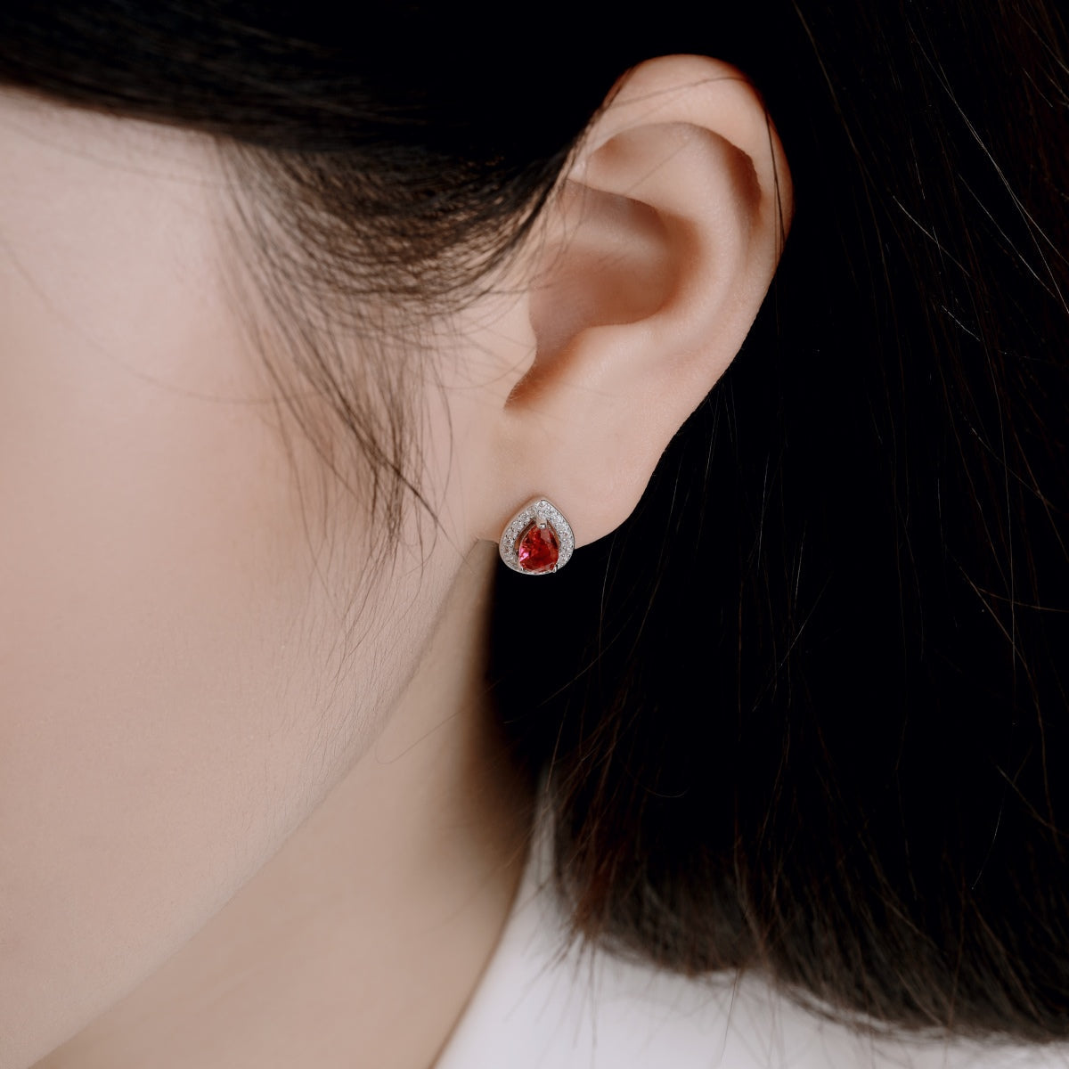[Luxe Jewelry]Luxurious Water Drop Shape Earrings