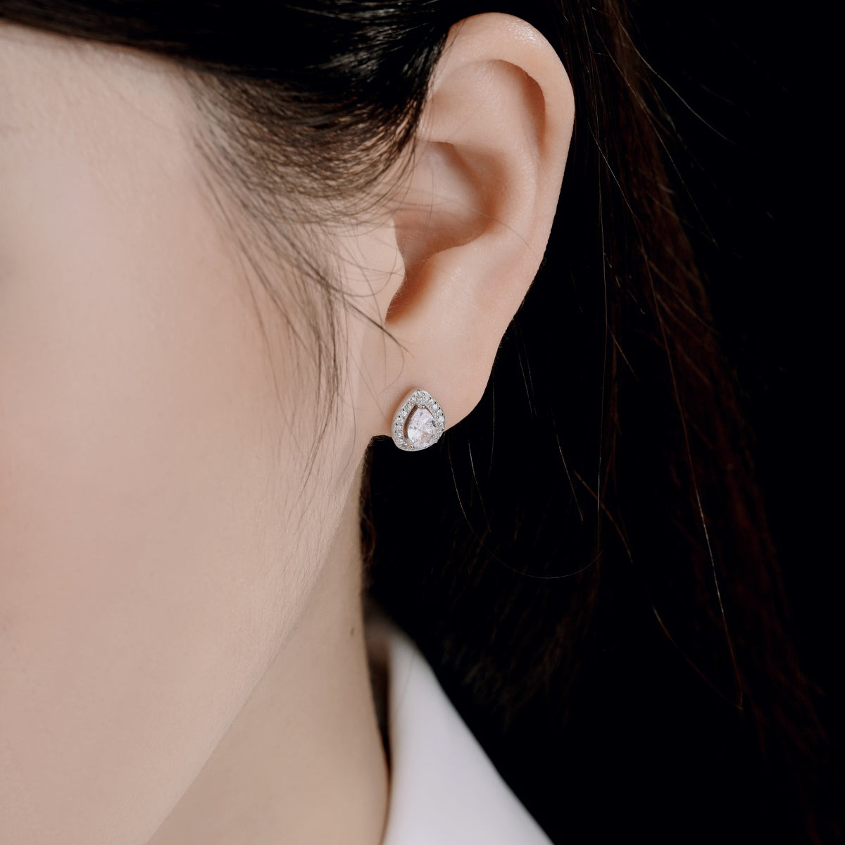 [Luxe Jewelry]Luxurious Water Drop Shape Earrings