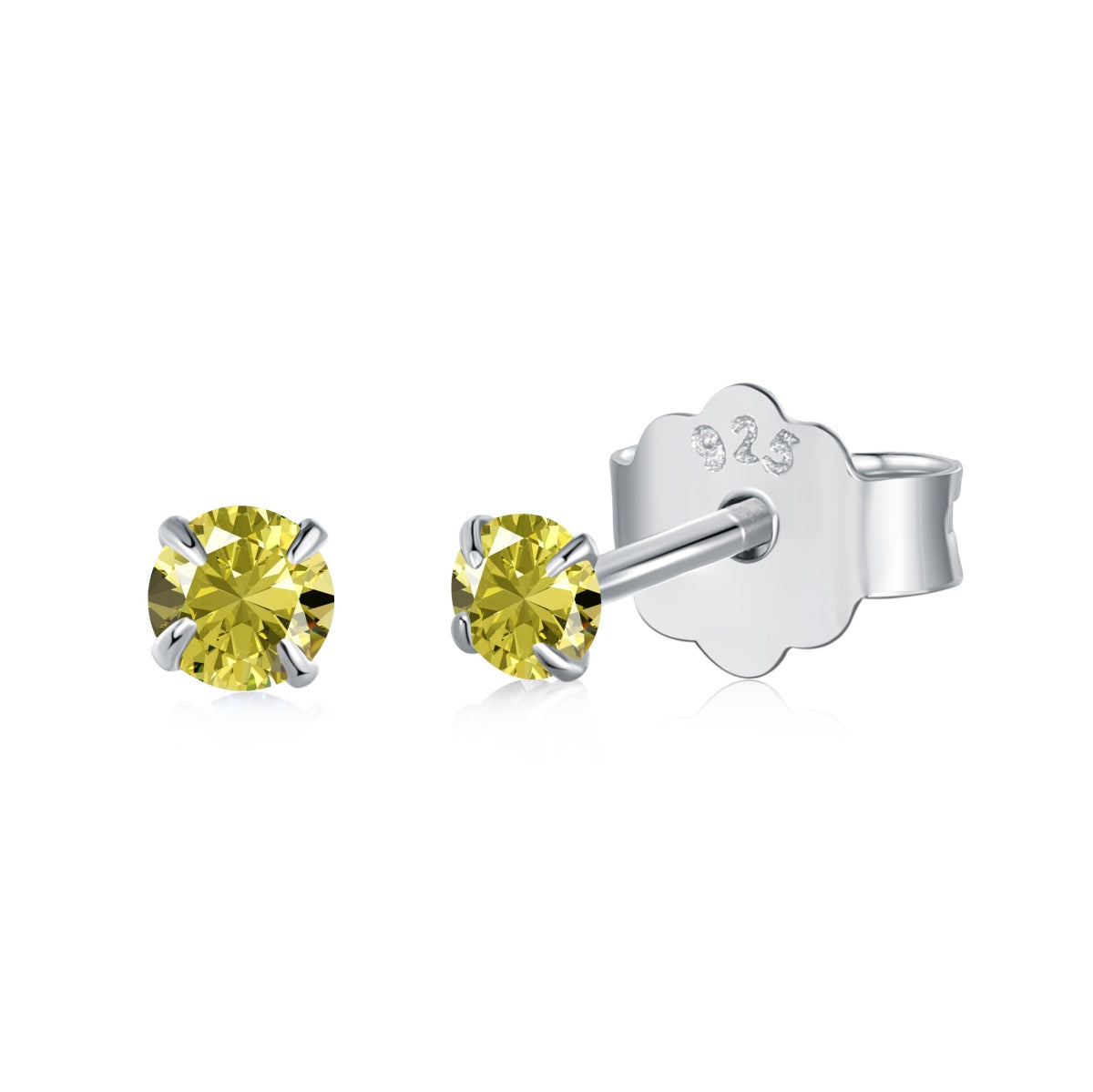 [Luxe Jewelry]Delicate Solitaire Earrings