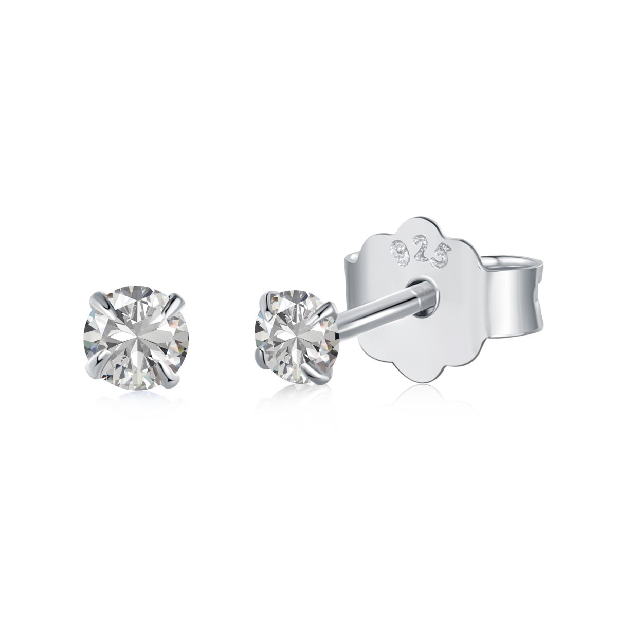 [Luxe Jewelry]Delicate Solitaire Earrings