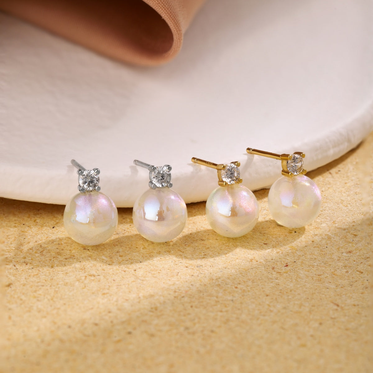 [Luxe Jewelry]Symphony Mermaid Pearl Earrings