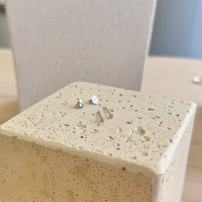 [Luxe Jewelry]Delicate Solitaire Earrings