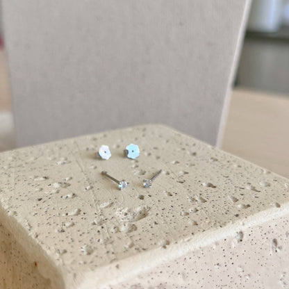 [Luxe Jewelry]Delicate Solitaire Earrings