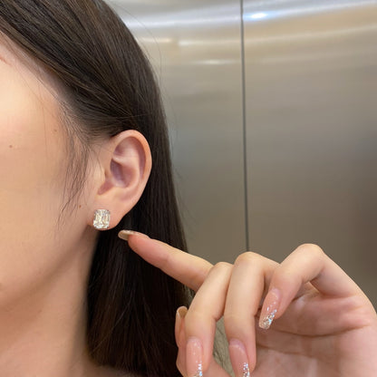 [Luxe Jewelry]Dazzling Square Shape Earrings