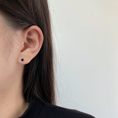 [Luxe Jewelry]Sparkling Colorful Round Shape Earrings