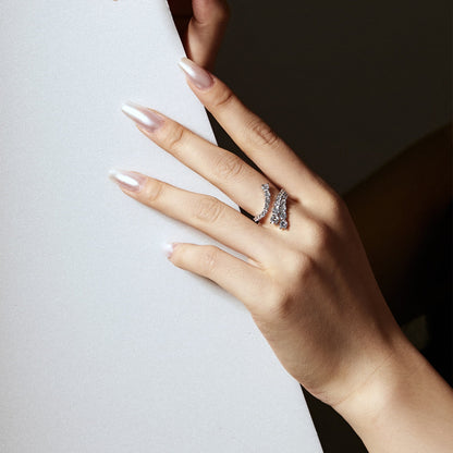[Luxe Jewelry]Unique Vivid Snake Shape Daily Ring