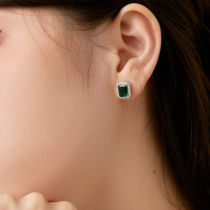 [Luxe Jewelry]Luxurious Dainty Emerald Cut Banquet Earrings