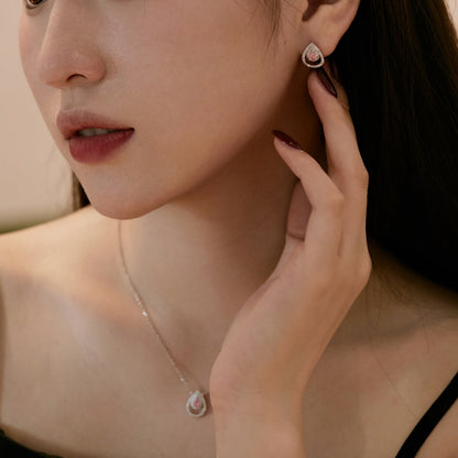 [Luxe Jewelry]Sparkling Delicate Water Drop Shape Daily Earrings