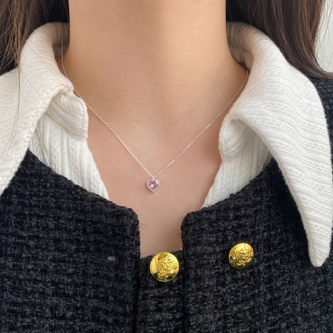 [Luxe Jewelry]Ornate Heart Shape Necklace