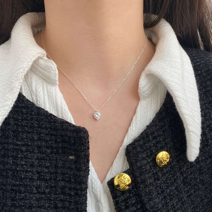 [Luxe Jewelry]Ornate Heart Shape Necklace