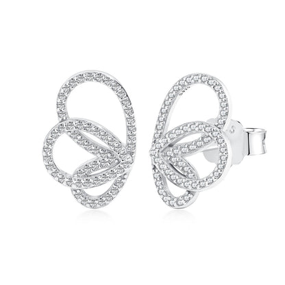 [Luxe Jewelry]Exquisite Butterfly Shape Earrings