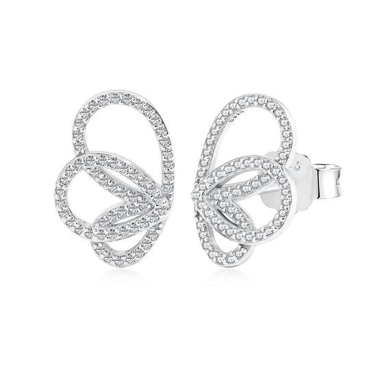 [Luxe Jewelry]Exquisite Butterfly Shape Earrings