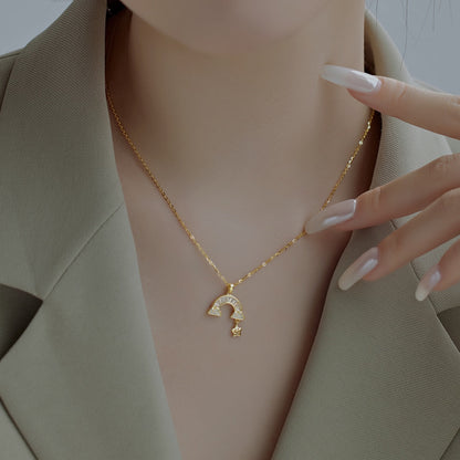 [Luxe Jewelry]Unique Rainbow Star Necklace