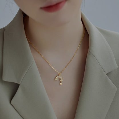 [Luxe Jewelry]Unique Rainbow Star Necklace