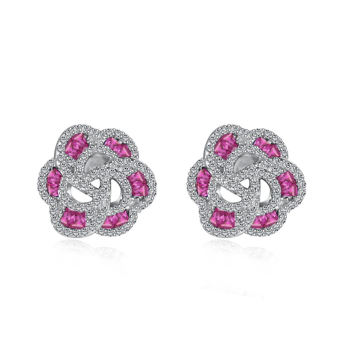 [Luxe Jewelry]Exquisite Flower Shape Daily Earrings