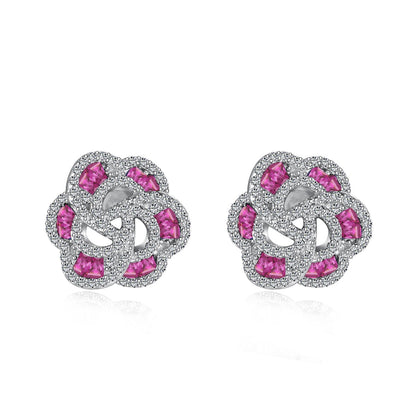 [Luxe Jewelry]Exquisite Flower Shape Daily Earrings