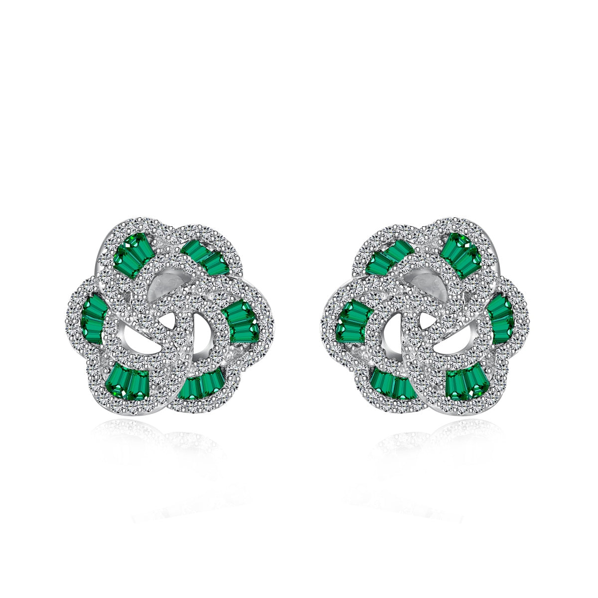 [Luxe Jewelry]Exquisite Flower Shape Daily Earrings