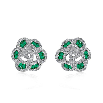 [Luxe Jewelry]Exquisite Flower Shape Daily Earrings