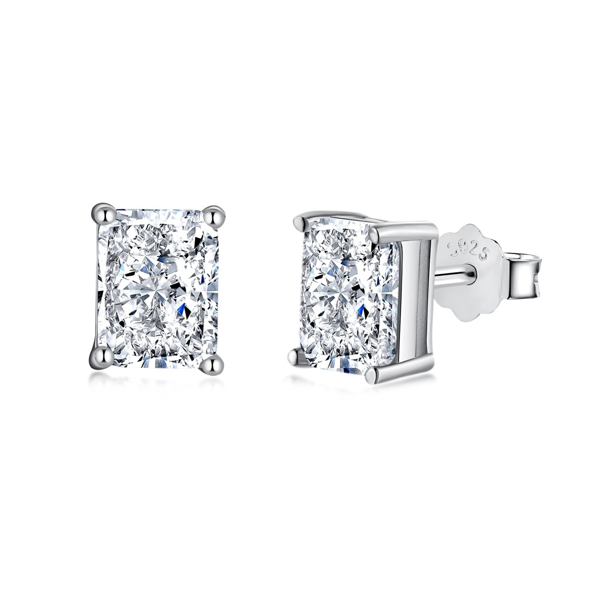 [Luxe Jewelry]Radiant Luxurious Princess Cut Daily Earrings