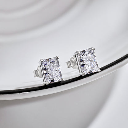 [Luxe Jewelry]Radiant Luxurious Princess Cut Daily Earrings