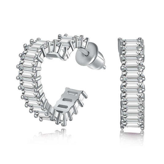 [Luxe Jewelry]Radiant Heart Cutout Earrings