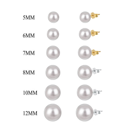 [Luxe Jewelry]Delicate Pearl Earrings