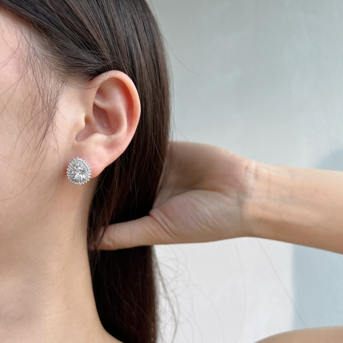[Luxe Jewelry]Delicate Gorgeous Pear Cut Daily Earrings