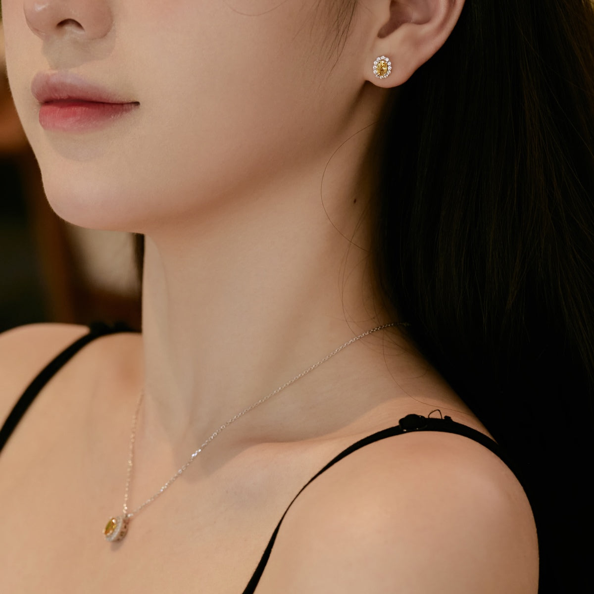 [Luxe Jewelry]Delicate Unique Oval Cut Daily Earrings
