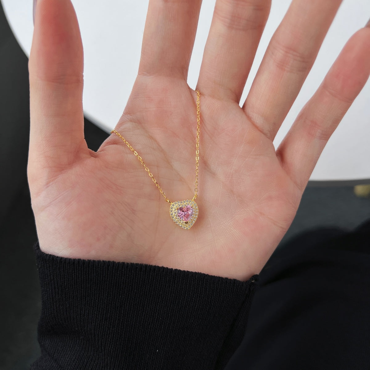 [Luxe Jewelry]Exquisite Heart Shape Necklace