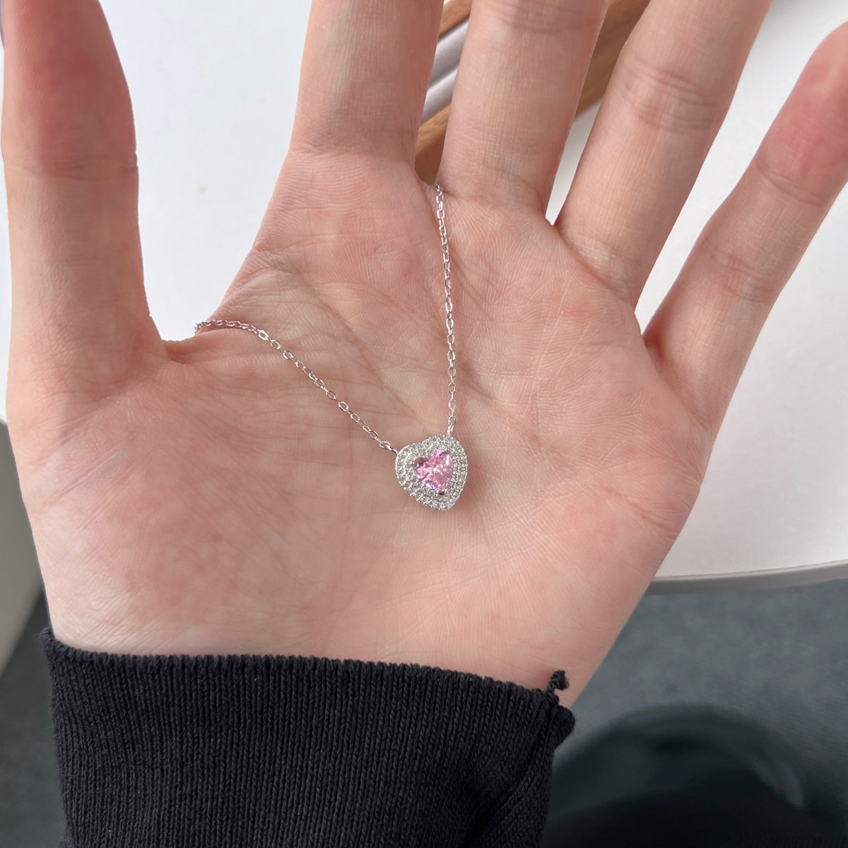 [Luxe Jewelry]Exquisite Heart Shape Necklace