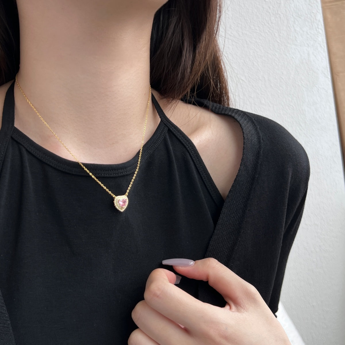 [Luxe Jewelry]Exquisite Heart Shape Necklace