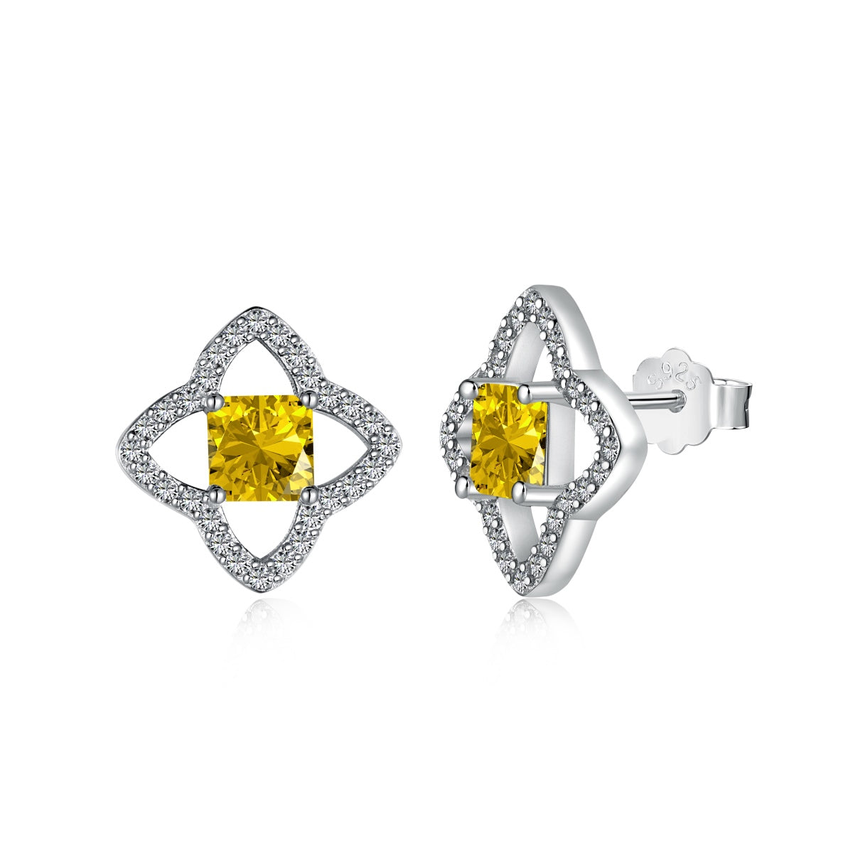 [Luxe Jewelry]Elegant Star Shape Princess Cut Daily Earrings