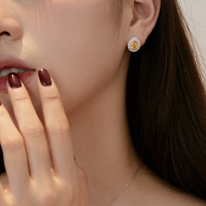[Luxe Jewelry]Delicate Gorgeous Pear Cut Daily Earrings