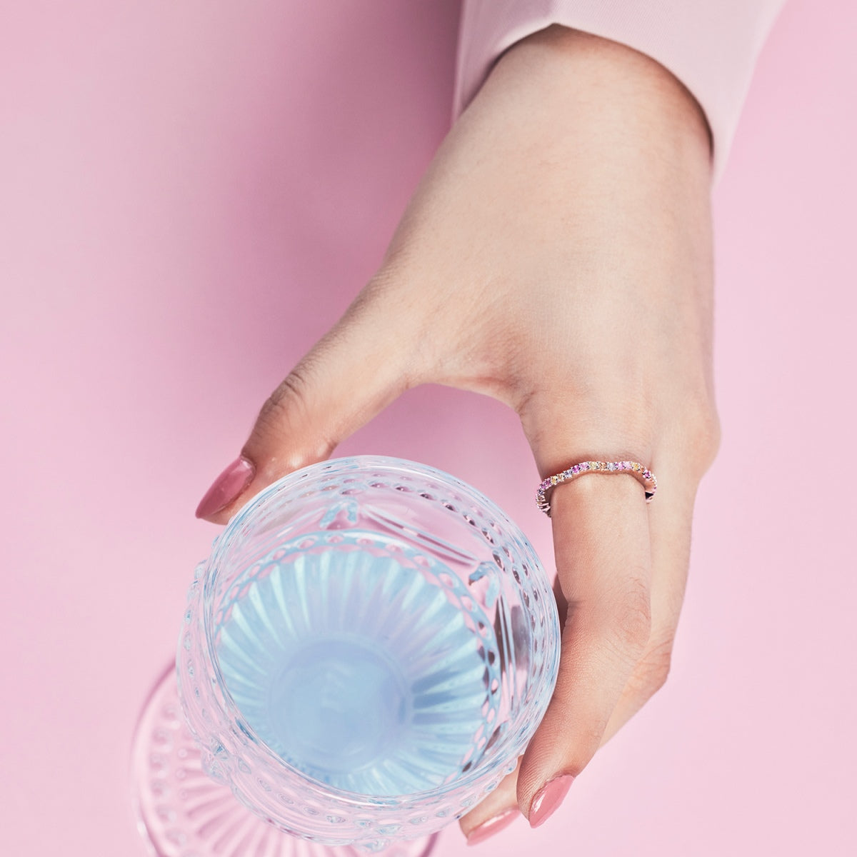 [Luxe Jewelry]Dainty Colorful Round Cut Party Ring