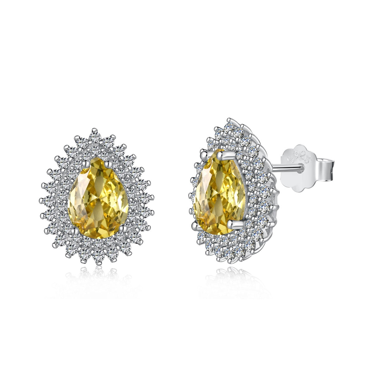 [Luxe Jewelry]Delicate Gorgeous Pear Cut Daily Earrings