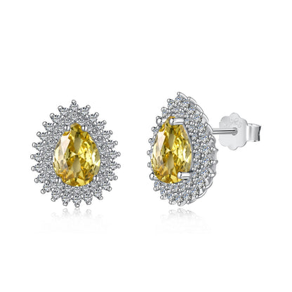 [Luxe Jewelry]Delicate Gorgeous Pear Cut Daily Earrings