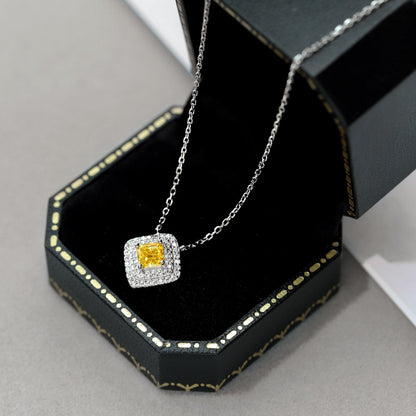 [Luxe Jewelry]Sparkling Asscher Cut Necklace