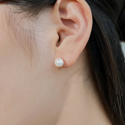 [Luxe Jewelry]Delicate Pearl Earrings
