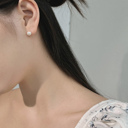 [Luxe Jewelry]Delicate Pearl Earrings