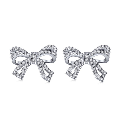 [Luxe Jewelry]Dainty Bow Shape Earrings