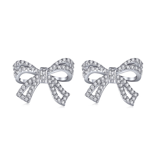 [Luxe Jewelry]Dainty Bow Shape Earrings