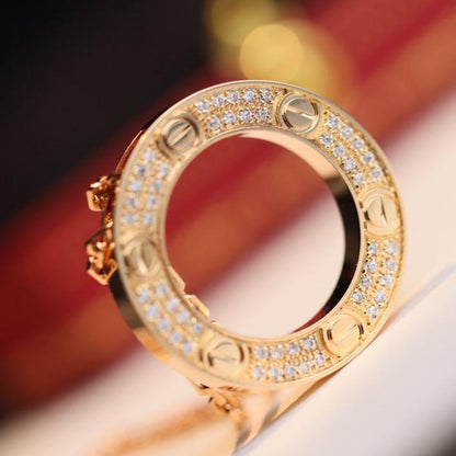 [Luxe Jewelry]LOVE NECKLACE ADJUSTABLE ROSE GOLD