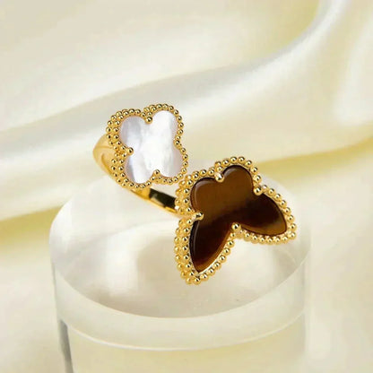 [Luxe Jewelry]LUCKY BETWEEN THE FINGER RING