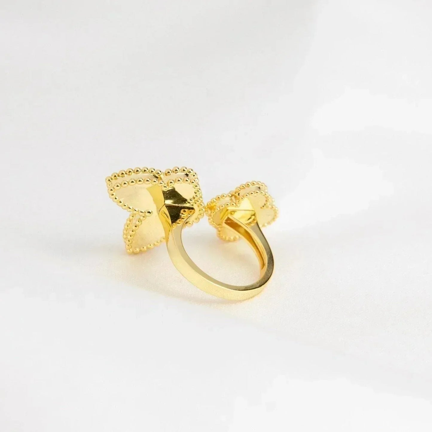 [Luxe Jewelry]LUCKY BETWEEN THE FINGER RING