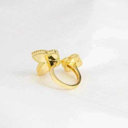 [Luxe Jewelry]LUCKY BETWEEN THE FINGER RING
