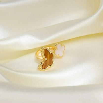 [Luxe Jewelry]LUCKY BETWEEN THE FINGER RING