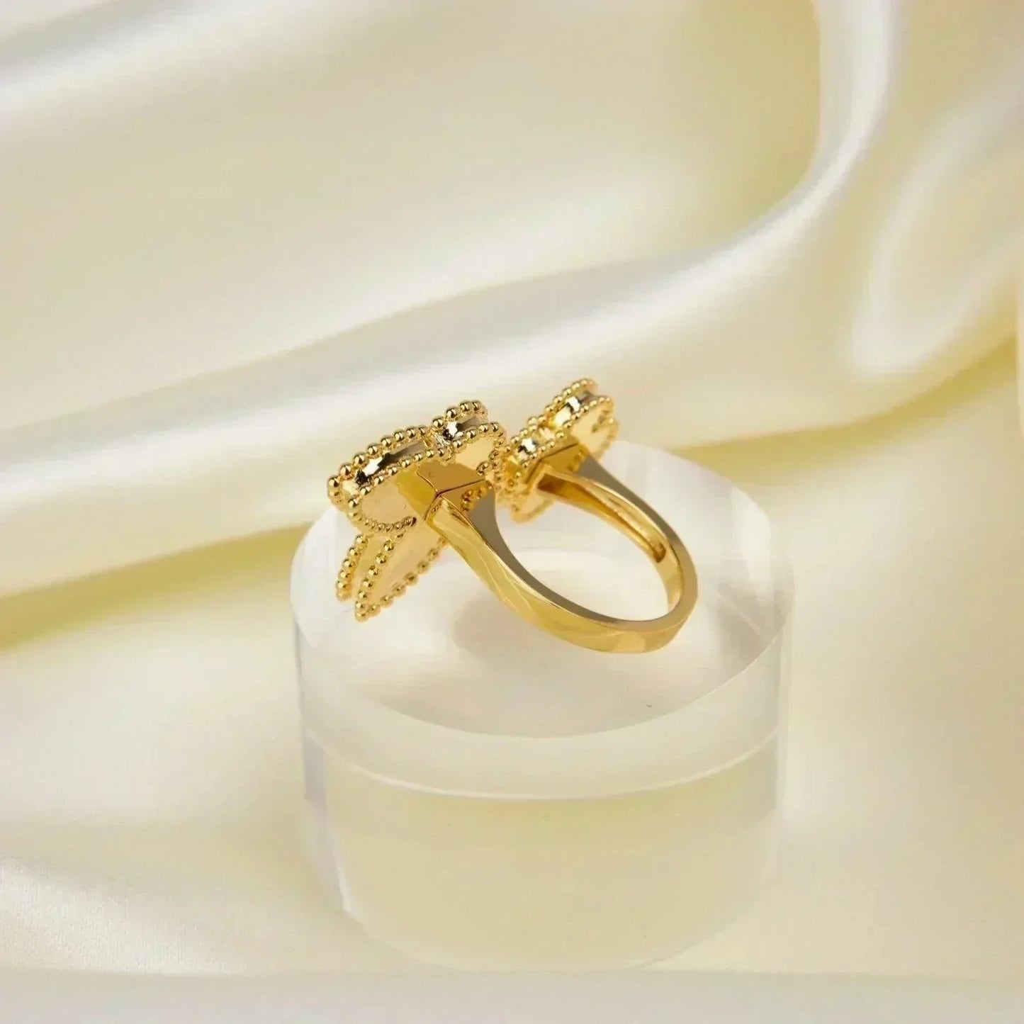 [Luxe Jewelry]LUCKY BETWEEN THE FINGER RING