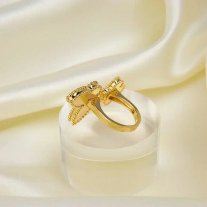 [Luxe Jewelry]LUCKY BETWEEN THE FINGER RING